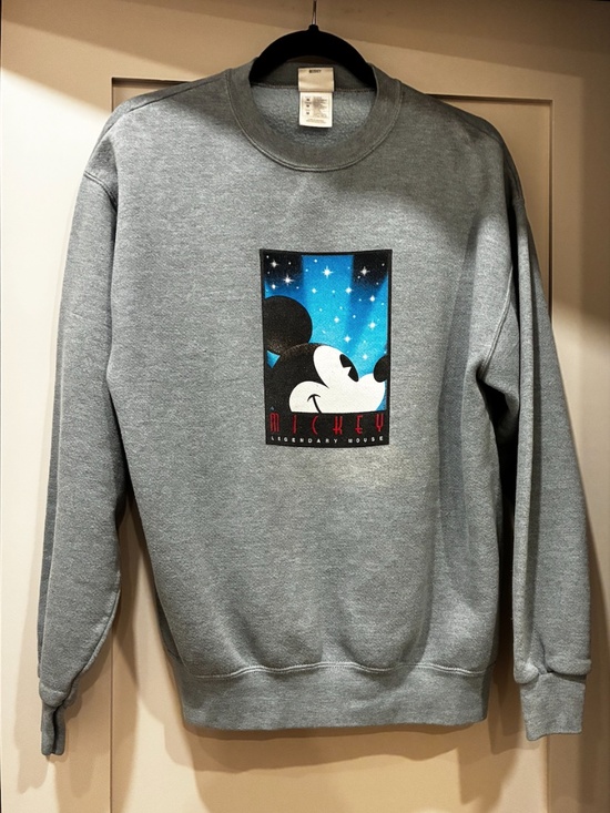 Disney Other - Vintage Mickey Lengendary Mouse Sweatshirt Blue Gray Size Medium